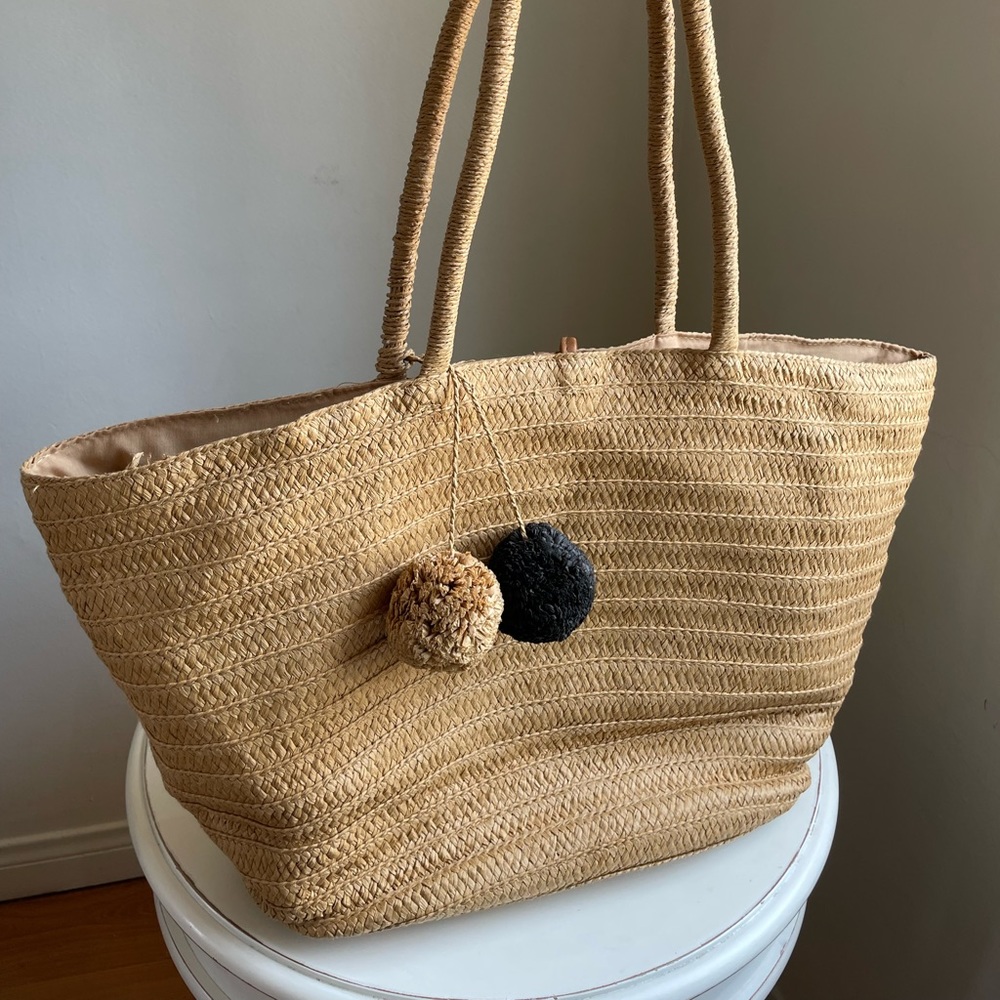 Straw Beach Bag